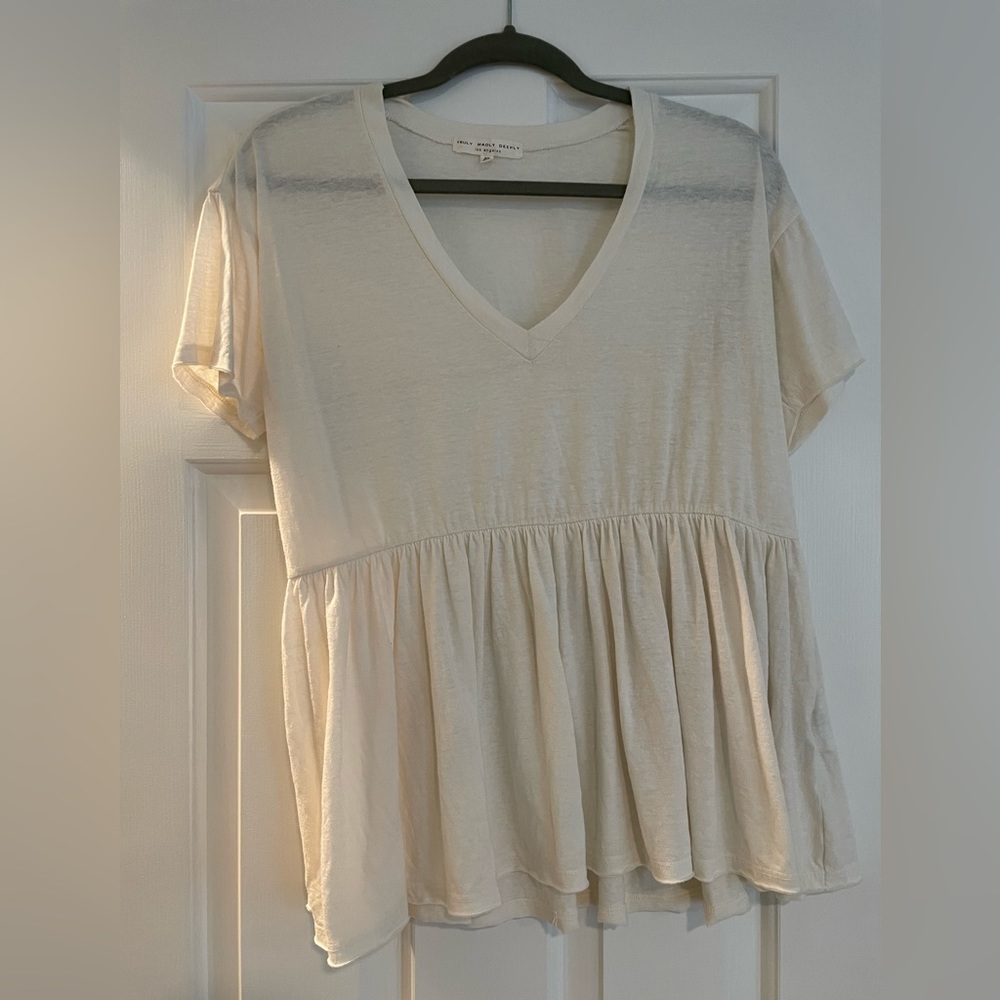 Cream top. Size XS.